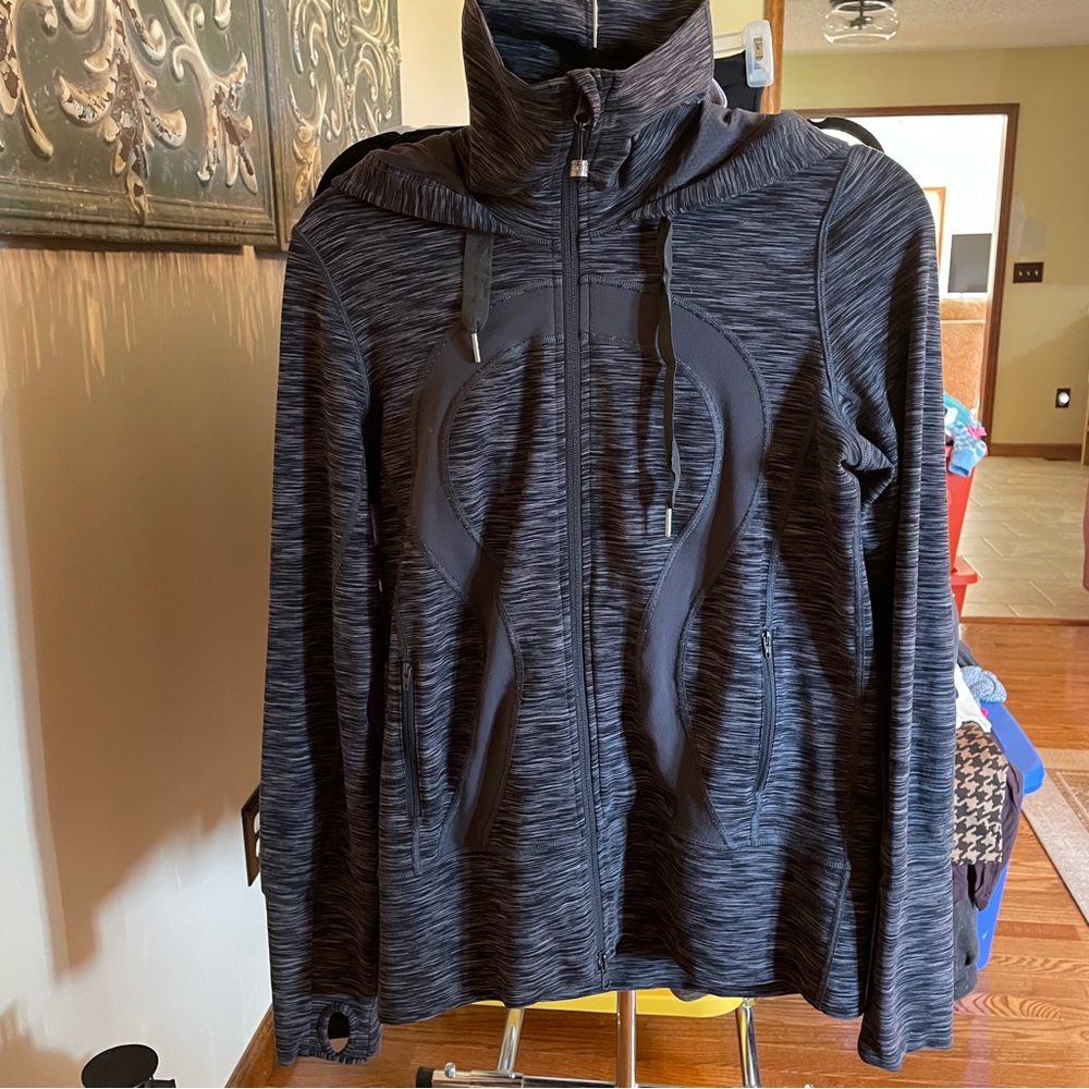 Lululemon Athletica Zip front hooded jacket